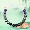 Pulsera Popular Transfronteriza Temu Shein Tk Amatista Piedra Natural Ojo de Tigre Pulsera de Venta Caliente Europea y Americana En Stock Al Por Mayor