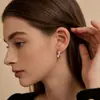 Pendientes de Tachuela de Hielo Triturado con Textura Irregular para Mujer Diseño Simple de Nicho Lujo Ligero Exquisitos Versátiles Pendientes Joyería para el Trabajo