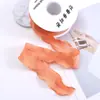 Borde de oreja de cola de pez hilo pequeño fresco cinta plisada cinta de hilo de borde ondulado flor de cinta material de embalaje cinta para ramo