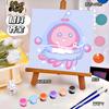 20*20 Desenho Animado Pintura a Óleo Digital DIY Colorir Pintura Decorativa Genshin Flor Pintura a Óleo Pintura a Óleo Digital Infantil Atacado