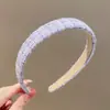Diadema de esponja de color caramelo de alta gama hace la cara más pequeña, parte superior alta del cráneo, diadema versátil, uso diario, accesorio para el cabello de flor en la cabeza con temperamento