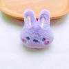 Broche Cabeça de Coelho de Pelúcia de Desenho Animado Boneca Celebridade da Internet Coelho Peludo Desenho Animado Japonês e Coreano Acessórios de Roupa para Bolsa, Sapatos e Meias