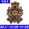 Acessórios de Emblema de Seda Indiana Fábrica de Origem Feito Sob Medida de Acordo com a Amostra, Logotipo da Empresa, Emblema de Estrela de Cinco Pontas, Acessórios para Vestuário