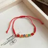 Pulseira Pingente Cavalo com Contas de Ágata para o Ano do Cavalo, Pulseira Versátil Estilo Chinês Retro Novo, Acessório de Mão Exquisito de Alta Qualidade para Mulheres