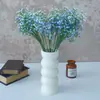 Adorno de gypsophila de goma suave de 3 puntas estilo Ins para boda, decoración exterior del hogar, ramo de flores artificiales, accesorio de fotografía