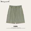 2025 Verão Europeu e Americano Pesado Marca da Moda de Alta Qualidade Casual Casal Terno Camiseta de Manga Curta Shorts Usar Conjunto de Duas Peças para Homens