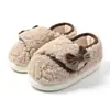 Zapatos Posparto Otoño/Invierno de Espalda Cerrada Suela Suave Antideslizantes Nuevo Modelo 2026 Octubre Mujeres Embarazadas Madres en Parto Estilo Otoño/Primavera Pantuflas de Algodón para Mujer