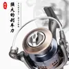 Carretilha de Pesca MK2000-7000 Carretel de Metal Manivela Semi-Metal Sem Folga Carretilha de Pesca Carretilha de Arremesso Carretel de Linha de Pesca