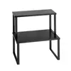Prateleira de Armazenamento em Camadas Casual para Bancada de Cozinha Prateleira de Armazenamento Multifuncional para Bancada Prateleira de Armazenamento para Cosméticos em Mesa de Quarto
