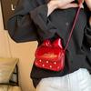 Bolso Bandolera Especial para el Año Nuevo Chino, Bolso Bandolera Pequeño con Lazo Perfumado para Niños, Linda Cartera de Monedas de Labial, Mini Bolso