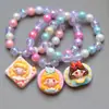 Pulsera Nueva para Niños Princesa Linda Joyería para Estudiantes Accesorios de Pulsera Niñas Elsa Blancanieves Estilo Verano Pulsera Multicolor