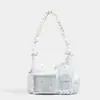 Bolsa Ita Estilo Japonés con Patrón de Estrellas para Mujer, Bolso de Hombro Transparente Patchwork de Gran Capacidad, Estilo Dulce para Niñas, Bolso Cruzado para Estudiantes de Secundaria