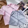 Ropa de secado rápido para niños, Conjuntos de manga corta para niños, Ropa deportiva de malla para niñas en verano, Uniformes de bádminton para niños de mediana edad y mayores para estudiantes de primaria