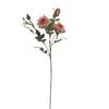 Flor de imitación de 4 cabezas, rosa de esquina, rosa de mesa, flor falsa, flor de seda caliente transfronteriza, rosa, flor decorativa de hotel, venta al por mayor