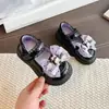 Zapatos de Cuero con Lazo Lindos para Niñas 2026 Nuevo Modelo de Otoño Suela Suave Antideslizantes Transpirables Zapatos Planos de Princesa para Niños