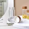 Mini Frasco de Vidrio para Guardar Pepitas de Oro, Frasco Sellado para Cinabrio y Pepitas de Oro Pequeñas, Frasco Vacío