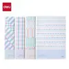 Deli Papelería Funda de Goma Pequeña Fresca y Simple Libreta para Estudiantes Funda de Goma Eva 72 Hojas Libreta Engrosada Venta al por Mayor