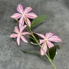 Lirio de Fuego Película de Impresión 3D Flor de Simulación Boda Hogar Hotel Decoración Transfronteriza Adornos de Flores Artificiales Venta al por Mayor