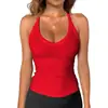 2026 Top Regata Canelado Feminino Transfronteiriço Europeu e Americano, Estilo Básico de Verão, Camisola Sexy Justa ao Corpo, Top Regata para Usar por Cima com Decote V