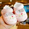 Sapatos de Bebê Sola Macia Antiderrapante Sandálias de Verão Sapatos para Bebê Iniciante Feminino 0-1 Ano Sapatos para Crianças Pequenas Pequena Princesa