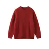 Estilo Novo Outono e Inverno Três Fios Espessado Moda Padrão Torcido Suéter Pulôver de Caxemira Infantil para Meninas e Meninos
