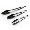 Pinza de comida de silicona pinza para barbacoa de alta temperatura pinza para buffet de pan pinza para filete frito 7912 pulgadas en stock