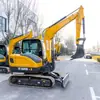 Excavadora Mini de Oruga de 6 Toneladas para Exportación de Comercio Exterior, Miniexcavadora para Jardín Municipal y Agricultura, Operación Piloto Hidráulica