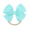 2247 Diadema de Lazo de Amazon para el Cabello, Diadema de Nylon Tejido para Bebé, Accesorios para el Cabello para Niños Europeos y Americanos, Venta al por Mayor