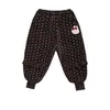 Calças forradas com fleece para meninas, novo estilo outono e inverno 2026, calças com punho, calças de moletom estilosas de inverno, um par para o inverno do bebê, calças de algodão