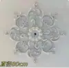 Luminária de gesso mosaico estilo francês, luminária de gesso mosaico decoração estilo europeu design de teto