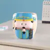 Portaplumas Día del Maestro Organizador de Escritorio de Oficina Decoración Creativa de Escritorio de Dibujos Animados Regalo para Examen de Admisión Universitaria de Estudiante
