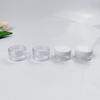Novo produto spot 10g frasco de creme transparente frasco de creme de plástico cosméticos sub-engarrafado teste pequeno frasco de amostra