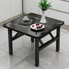 Mesa Baixa, Mesa de Jantar Retangular Dobrável, Mesa de Jantar para Casa de Aluguel e Dormitório, Mesa Pequena de Chão, Mesa Simples para Barraca, Mesa Quadrada para Exterior