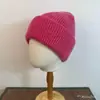 Gorro de Punto de Pelo de Conejo Versátil de Color Sólido para Hombres y Mujeres, Gorro Simple de Lana Estilo Japonés, Gorro de Punto Cálido para Otoño e Invierno que Protege las Orejas
