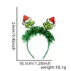 Decoração de Festa de Natal do Grinch Headband Merry Grinch Mas Atmosfera Temática Headband para Foto de Fantasia