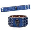 Europa y Estados Unidos pulsera de calavera nueva transfronteriza hombres hip-hop punk personalidad accesorios para presentaciones callejeras ventas directas de fábrica