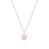 625 Estilo coreano INS nicho diseño de lujo ligero versátil Amor gota esmalte circón collar plata esterlina S925 cadena clavicular femenina