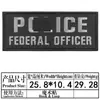 Velcro Transfronterizo Grande Personal de Seguridad Inglés Parche de Tela Bordado Insignia Decorativa Trasera Parche Transfronterizo