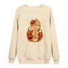 Comercio exterior Amazon moda europea y americana cuello redondo estampado Halloween patrón divertido hombres y mujeres CuCuello redondo
