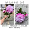 Fabricante de flores artificiales de peonía rosa, peonía Alice de 2 cabezas, decoración suave de peonía para bodas, decoración del hogar flores artificiales al por mayor
