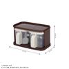 Caja de Almacenamiento de Empaques de Condimentos para el Hogar Tarro de Condimentos de Gran Capacidad para Cocina Caja de Condimentos Portátil Apilable Caja de Condimentos Multi-Compartimentos