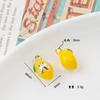 Romã Morango Melancia Cereja Fruta Coleção Liga Gota Pingente Brincos Bonitos Acessórios de Jóias DIY Material