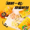 Bala Dura com Forma Rica em 3D, Bala Dura com Suco de Fruta, Bala da Moda com Sabor de Laranja e Manga, Bala de Fruta com Pedaços Espessos de Manga e Laranja