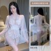 Mono sexy de perspectiva deseo puro casa privada de mujer ropa interior sexy sin costuras tentación pijamas cálidos traje ajustado 1188