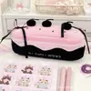 Estilo Coreano Fofo Novo Estojo de Lápis Bolo de Cereja ins Grande Capacidade Alta Aparência Bolsa de Armazenamento Estudante Menina Caixa de Material Escolar