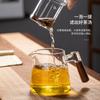 Fábrica en stock, venta al por mayor, tetera de kung fu, taza de té ligera de lujo, nuevo juego de té de vidrio, bandeja de té, juego de té de alto valor para el hogar