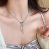 Collar de Perlas de Mariposa de Estilo Cool para Mujer 2025 Nueva Cadena de Clavícula con Borla Accesorio de Cuello de Alta Gama