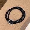 Estilo Chino Hebilla Segura Pulsera de Perlas Retro para Mujer Diseño Antiguo Fresco Pulsera de Gama Alta Estilo Nacional Novia Pulsera Sencilla
