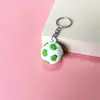 5219 # Chaveiro de Bola de Futebol de Borracha Macia para a Copa do Mundo de 2026, Pequeno Pingente Chaveiro de Futebol Atacado