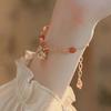 Pulsera de Jade Conejo estilo chino jade Hetian para niñas pulsera de nicho de lujo ligero para mujer pulsera regalo de cumpleaños Qixi para novia